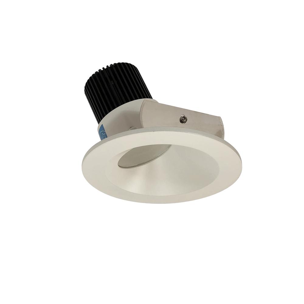 4" Iolite LED Round Wall Wash, 1000lm / 14W, 5000K, White Reflector / White Flange