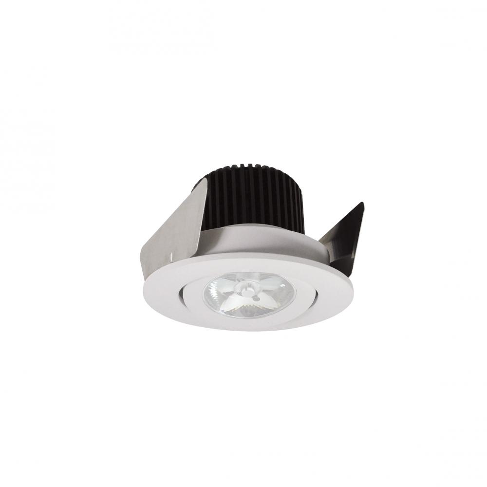 2" Iolite LED Round Adjustable Gimbal, 10-Degree Optic, 850lm / 12W, 3000K, White Finish