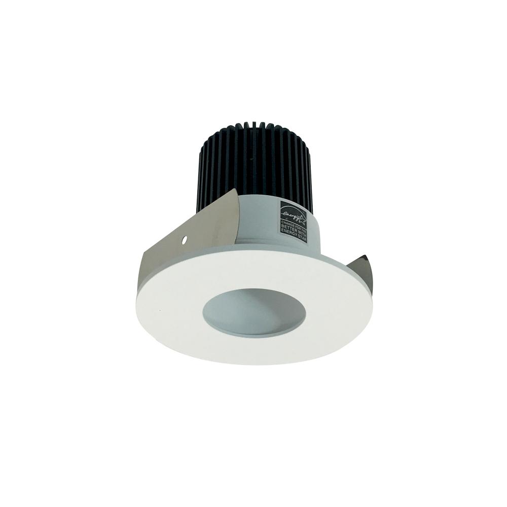 2" Iolite LED Round Adjustable Pinhole, 10-Degree Optic, 650lm / 12W, 3000K, Matte Powder White