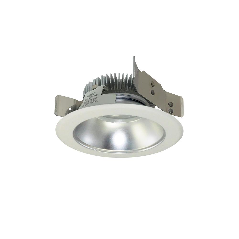 4" Cobalt Shallow High Lumen LED Trim, Round Reflector, 850lm, 3000K, Diffused Clear/MPW