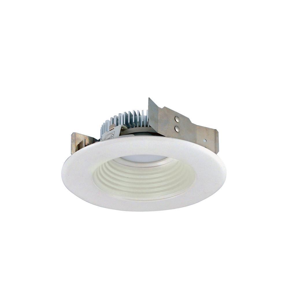 4" Cobalt Shallow High Lumen LED Trim, Round Baffle, 1250lm, 4000K, White