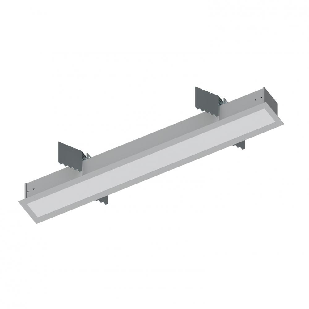 2' L-Line LED Recessed Linear, 2100lm / 4000K, Aluminum Finish