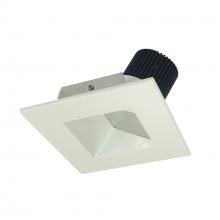 Nora NIO-4SW30XWW/10 - 4" Iolite LED Square Wall Wash, 1000lm / 14W, 3000K, White Reflector / White Flange