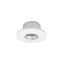 Nora NIOC-1RNGHW - 1&#34; Iolite Can-less Round Downlight Trim, Haze Reflector / White Flange