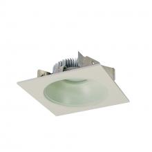 Nora NLCBS-4538527WW - 4" Cobalt Shallow High Lumen LED Trim, Square/Round Reflector, 850lm, 2700K, White