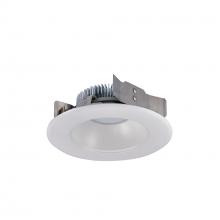 Nora NLCBS-4W518540WW - 4" Cobalt Shallow High Lumen LED Trim, Round Reflector, 850lm, 4000K, White