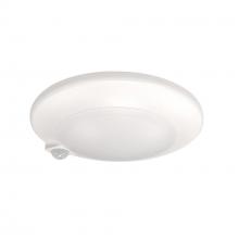 Nora NLOPAC-R7MS30W - 7" AC Opal LED Surface Mount with PIR Motion Sensor, 1050lm / 15W, 3000K, White finish