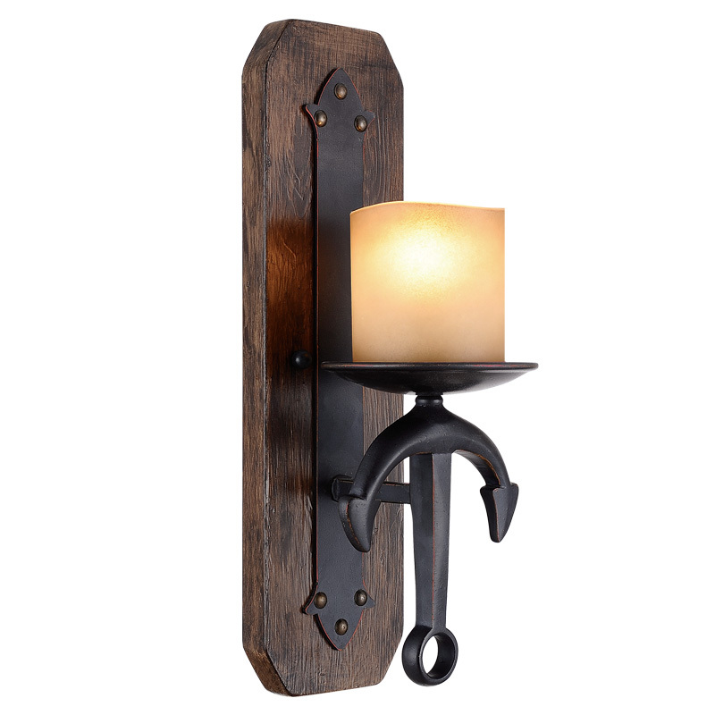 1 Light Olde Bronze Wall Sconce