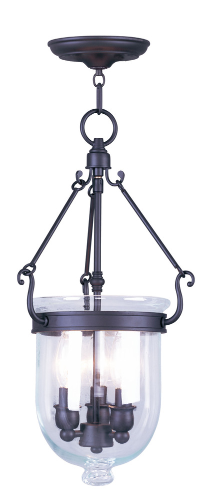 3 Light Bronze Chain Lantern