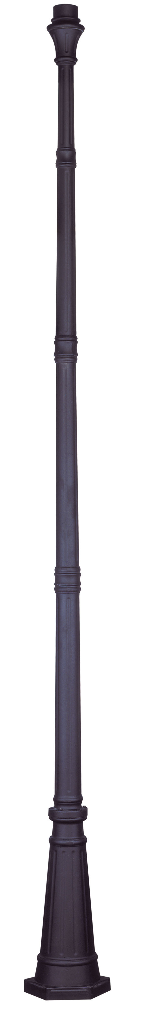 Bronze Outdoor Cast Aluminum Fluted Post