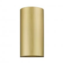 Livex Lighting 22062-32 - 1 Light Satin Gold Outdoor / Indoor ADA Medium Sconce