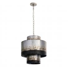 Varaluz 323F04OG - Cannery 4-Lt Tall Pendant - Ombre Galvanized