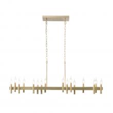 Varaluz 357N16BB - Collette 16-Lt Linear Pendant - Antique Brass