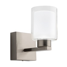 Artcraft AC7391BN - Saville Collection 1-Light Bathroom Sconce Brushed Nickel