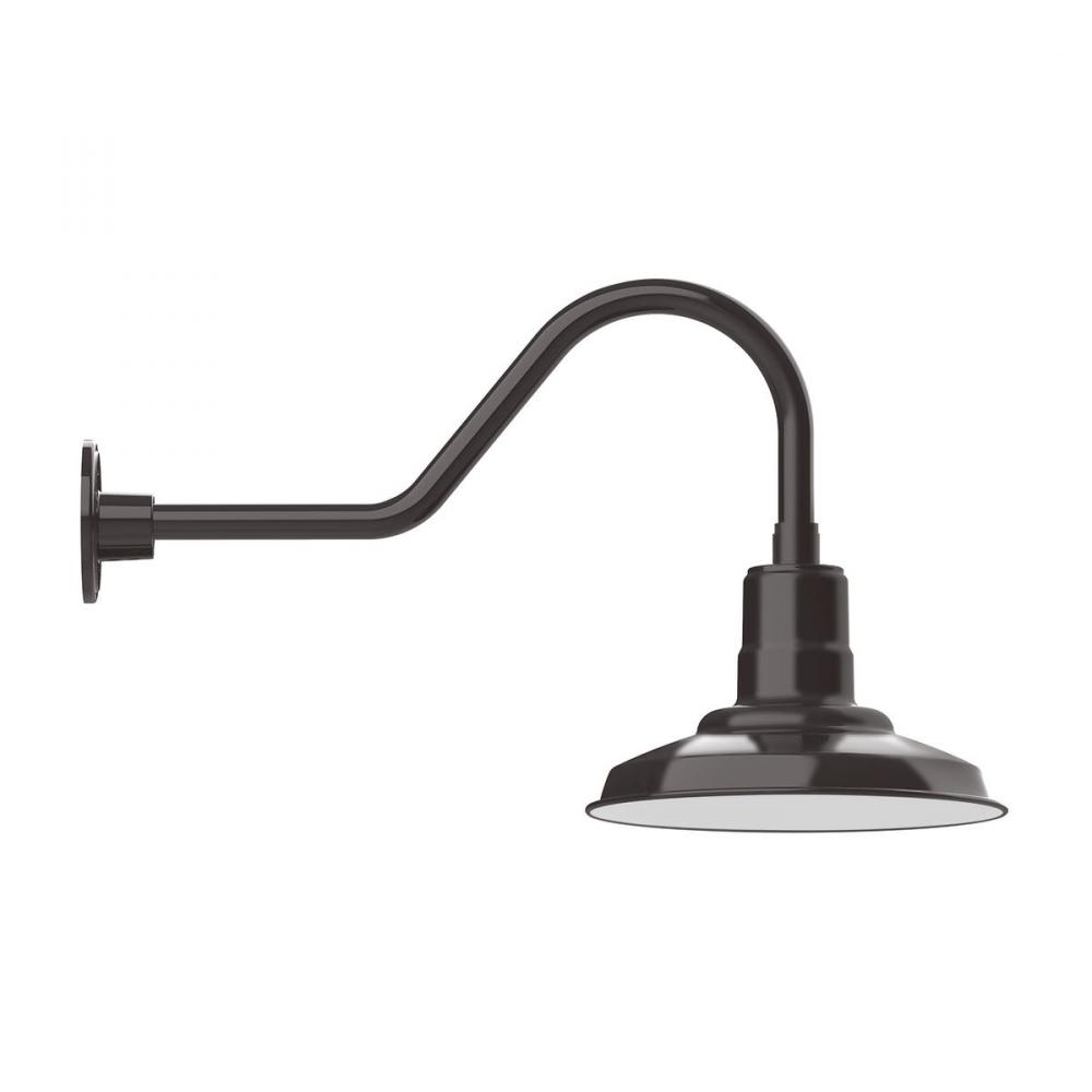 Warehouse 12" gooseneck wall light