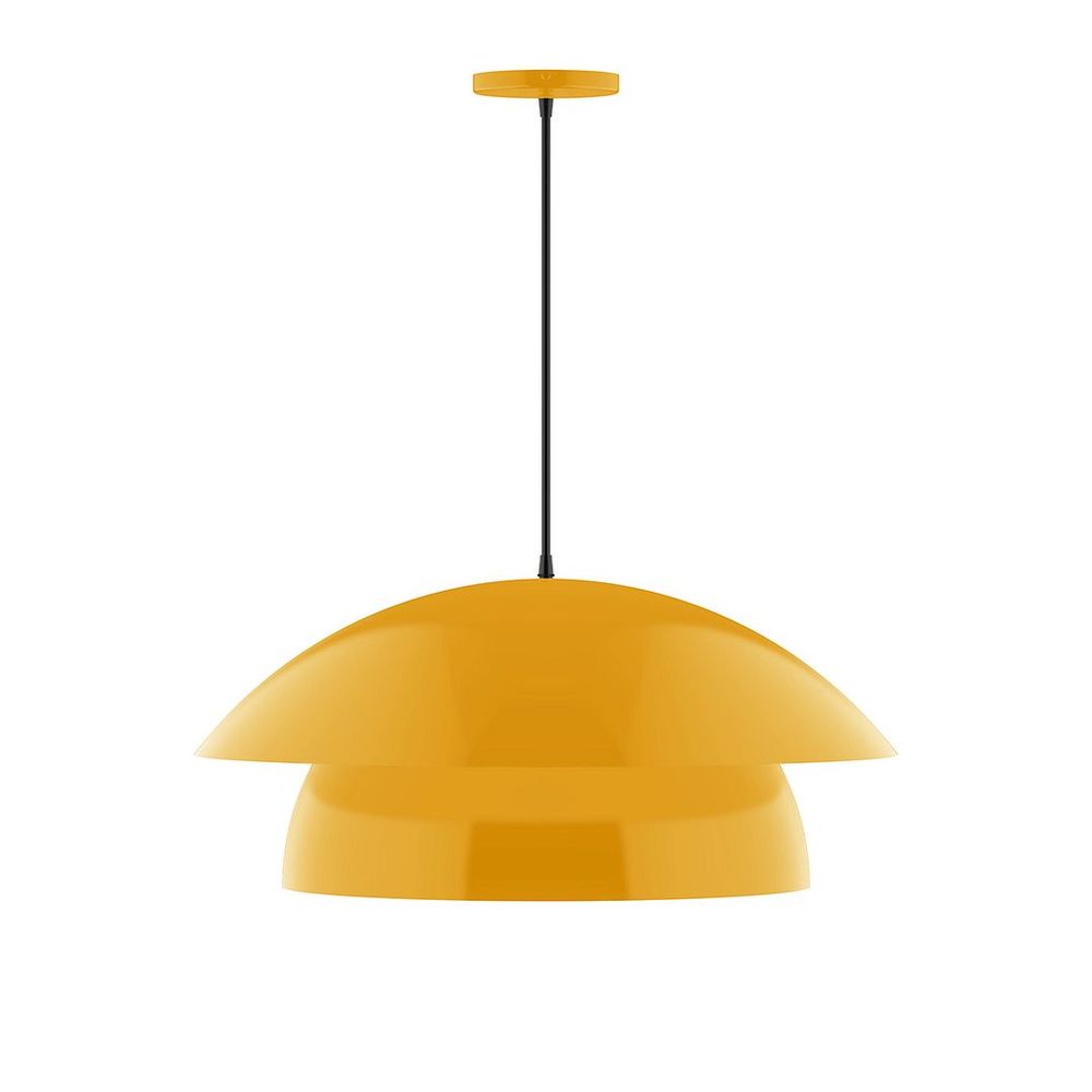 24" Nest LED Pendant, Bright Yellow