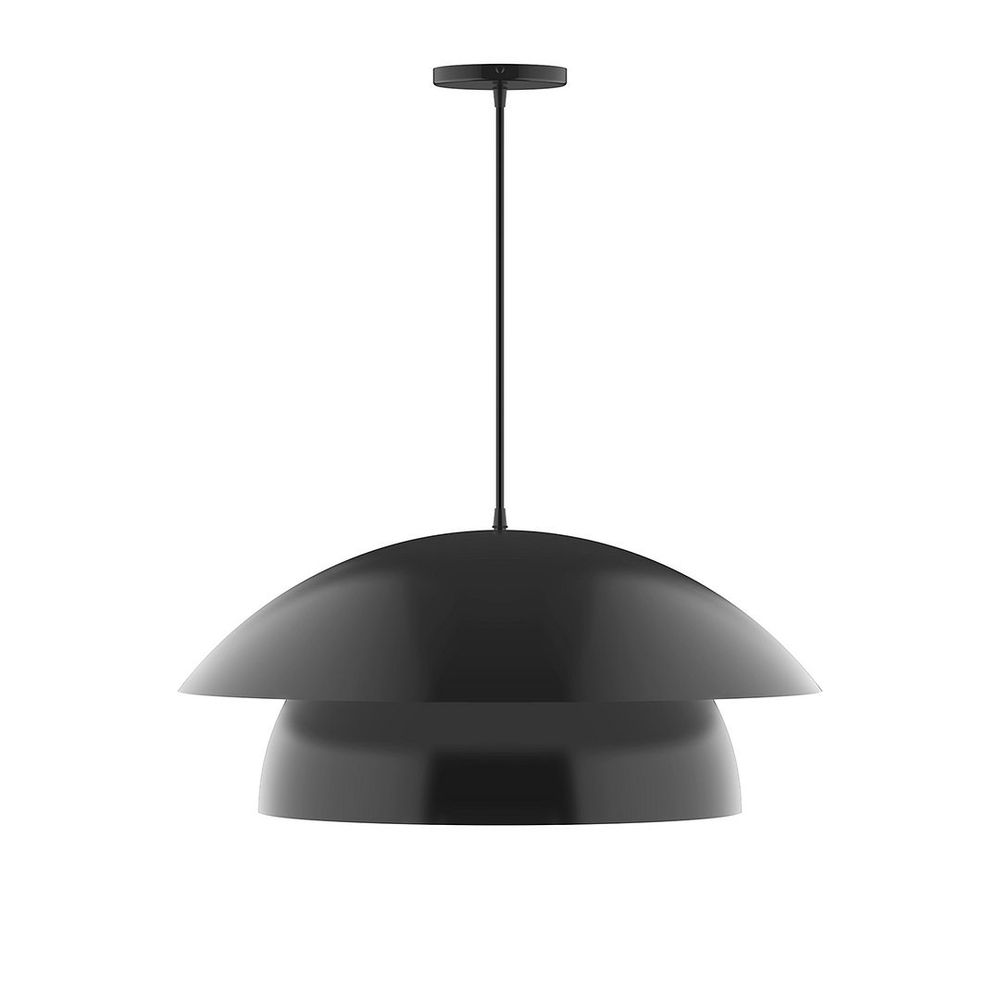 24" Nest LED Pendant, Black