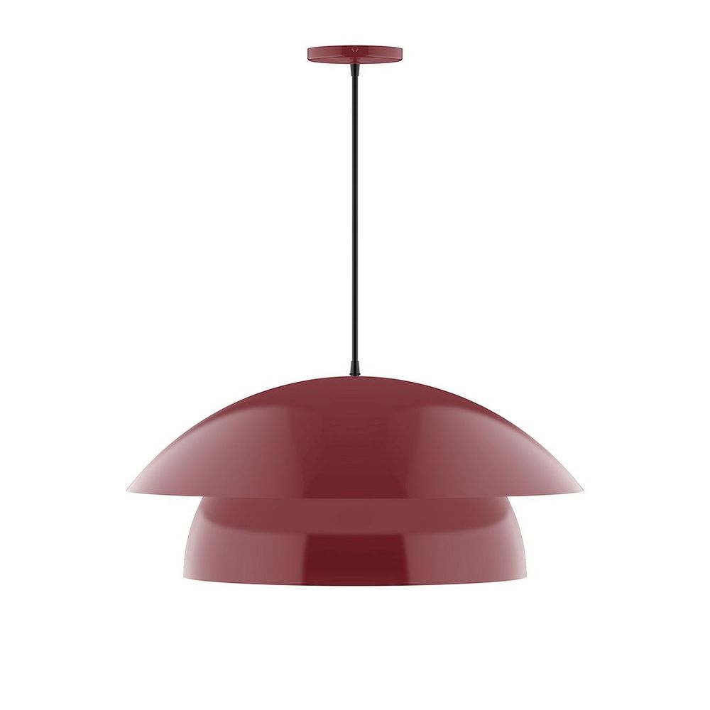 24" Nest LED Pendant, Barn Red