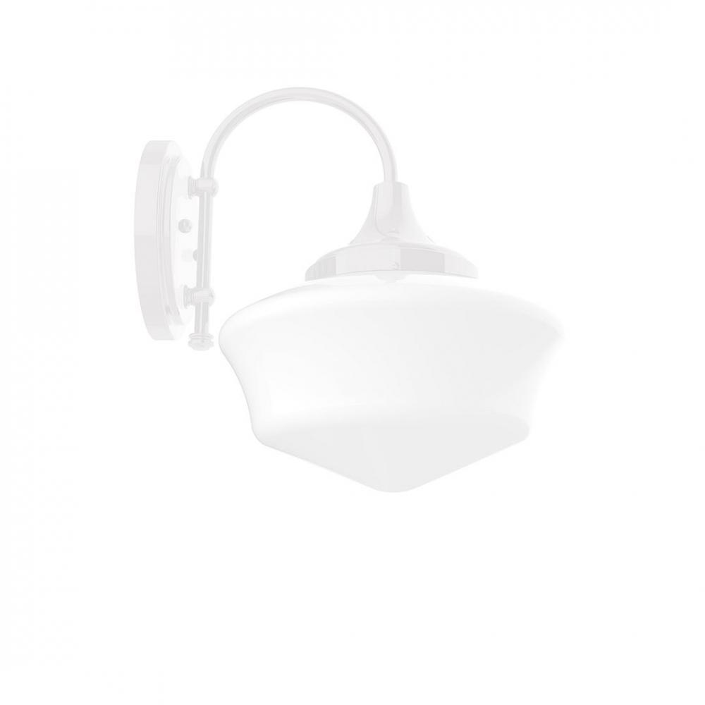 Schoolhouse 12" Wall Sconce in White