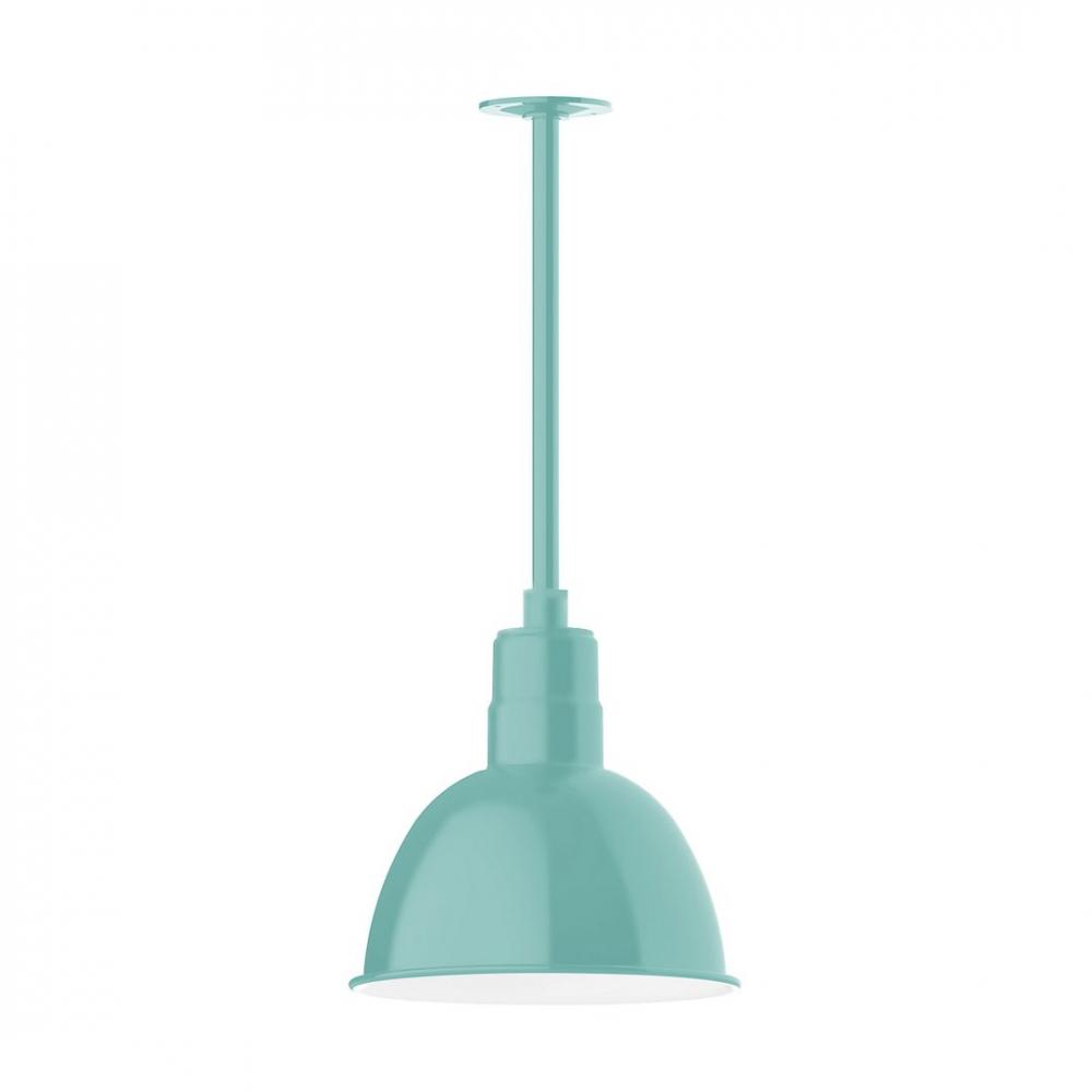 Deep Bowl 12" LED Pendant, stem mount