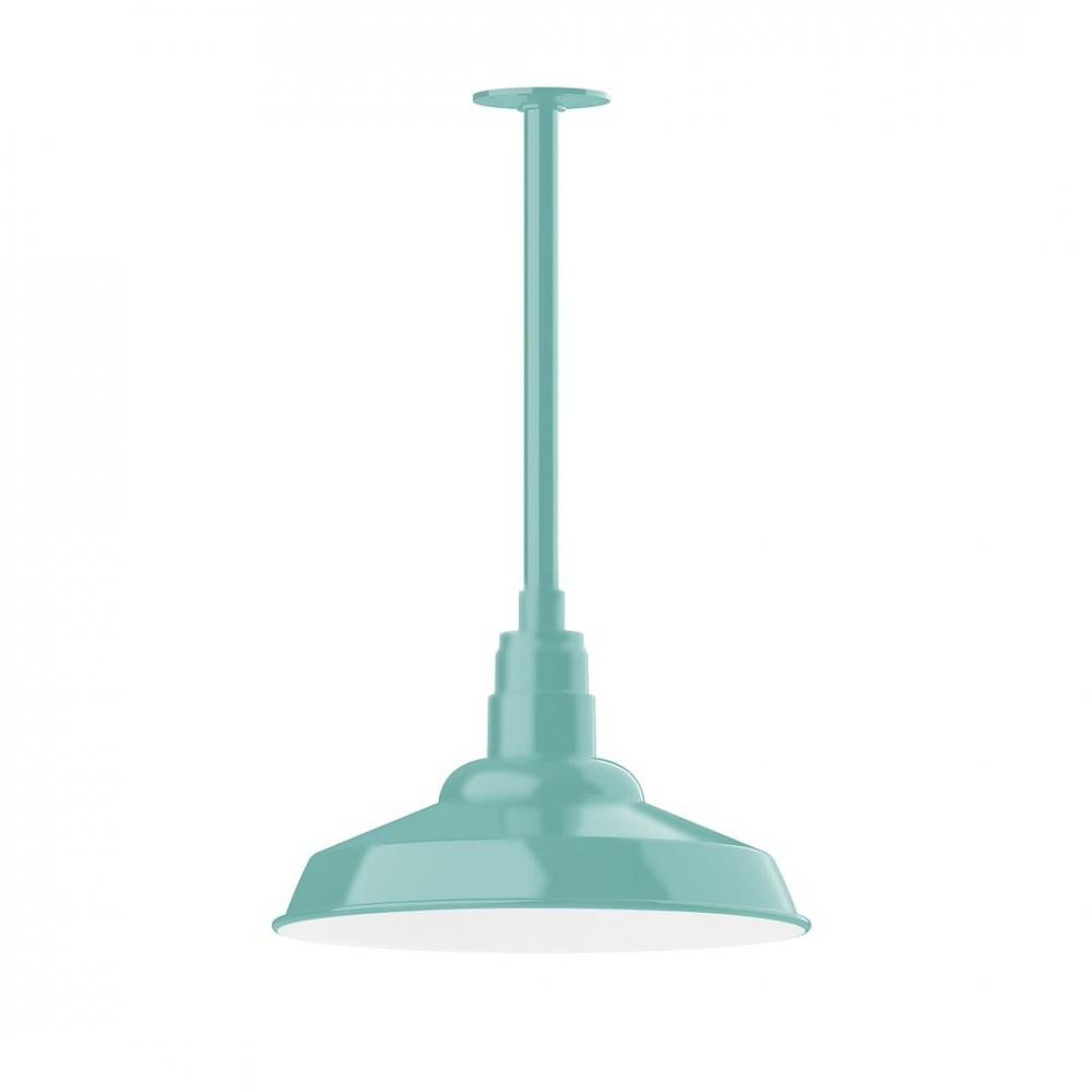 Warehouse 16" LED Pendant, stem mount