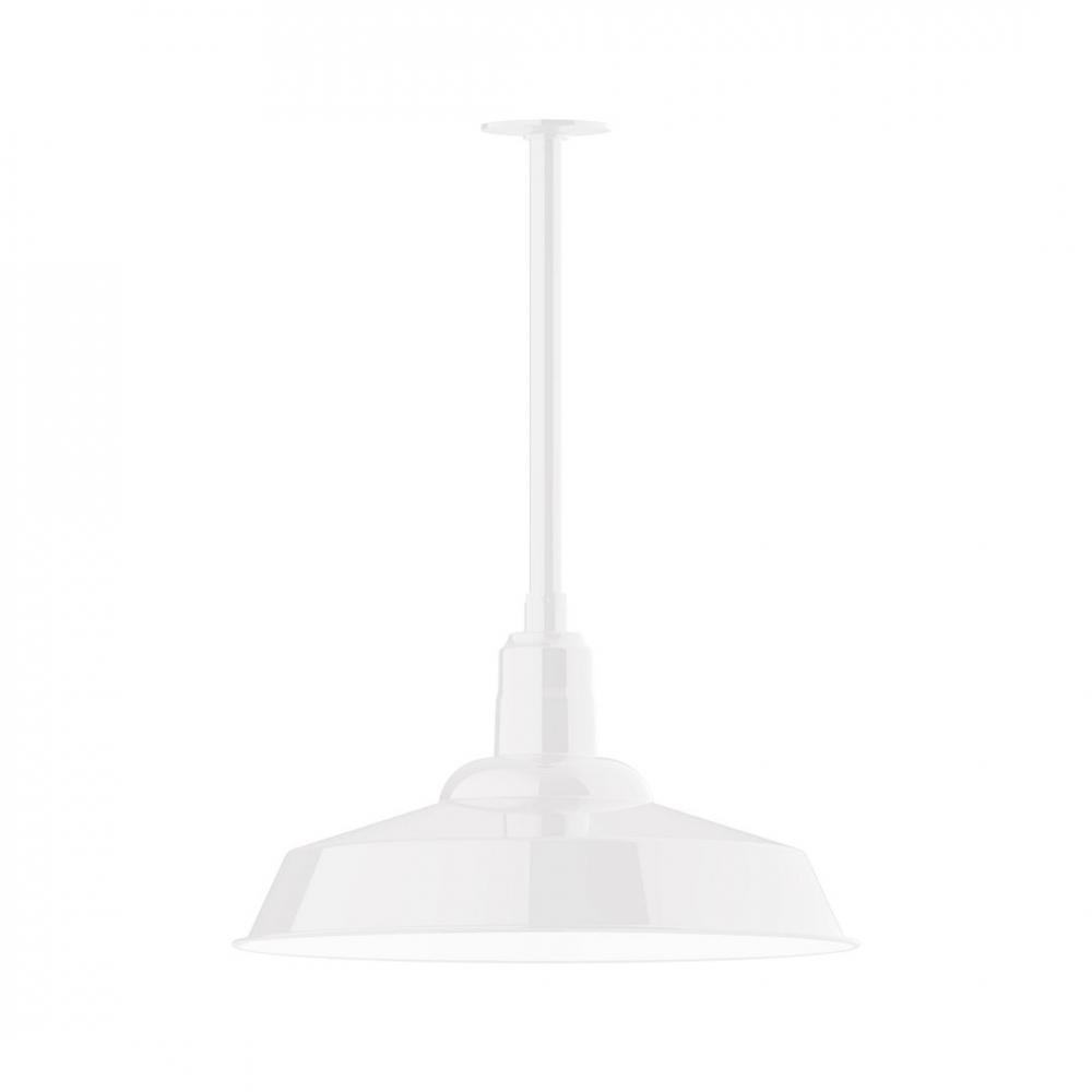 Warehouse 20" LED Pendant, stem mount