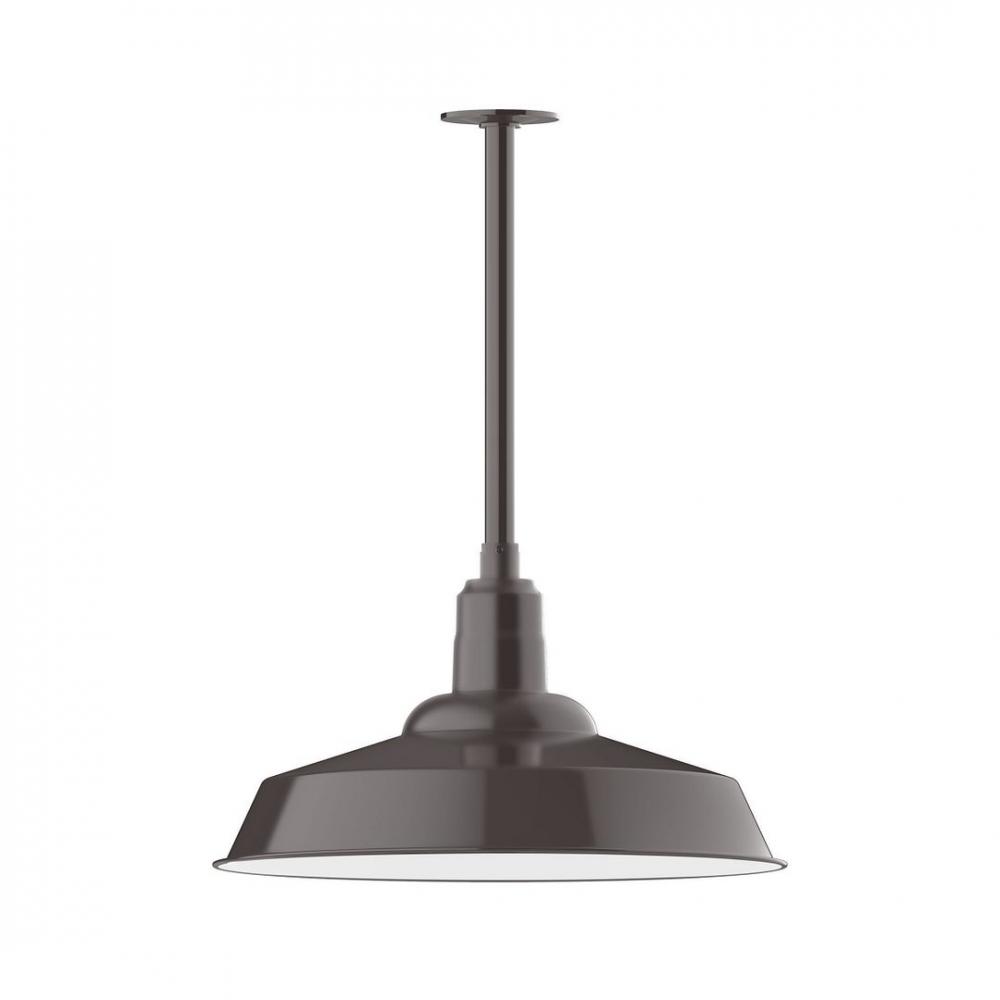 Warehouse 20" LED Pendant, stem mount