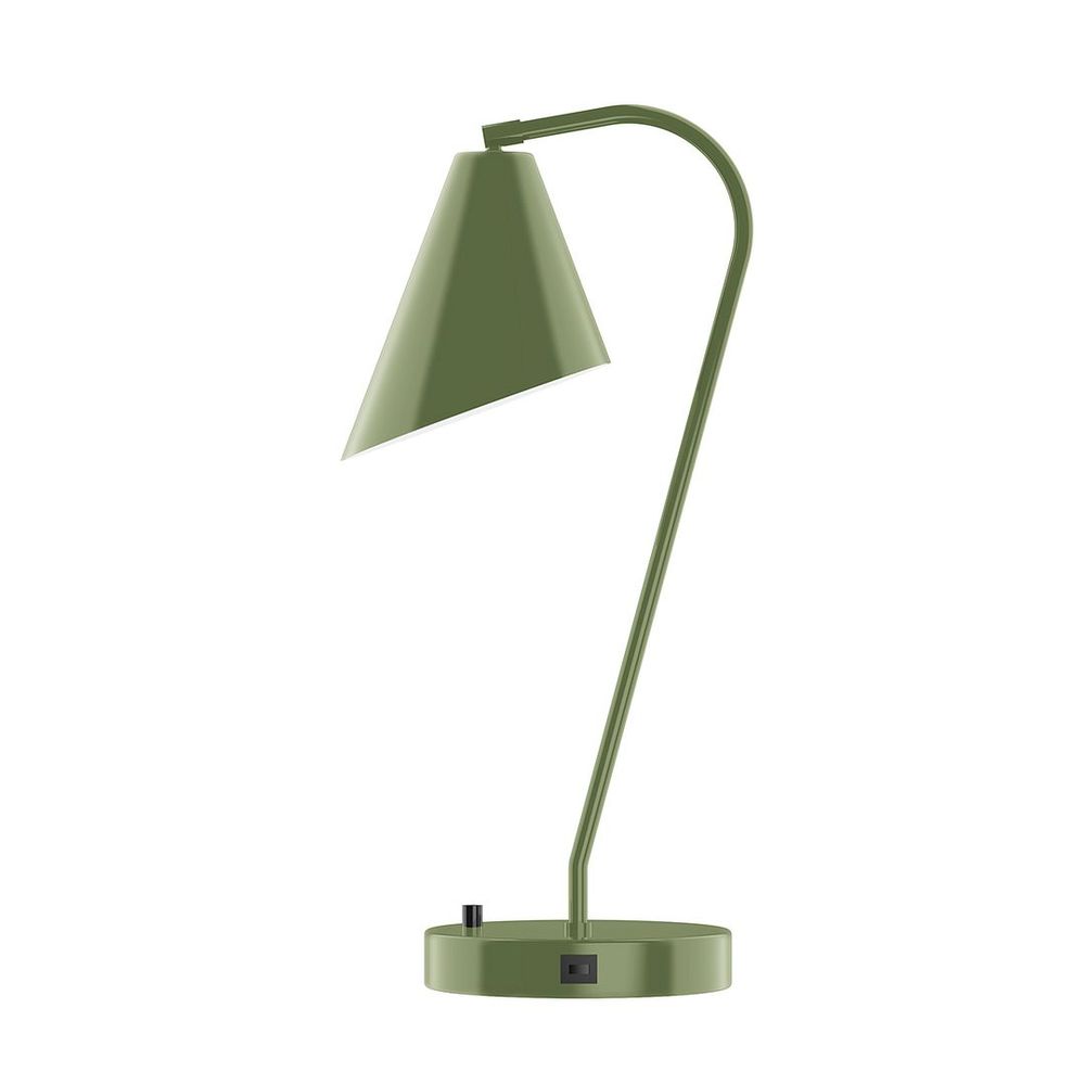 23" J-Series LED Table Lamp, Fern Green