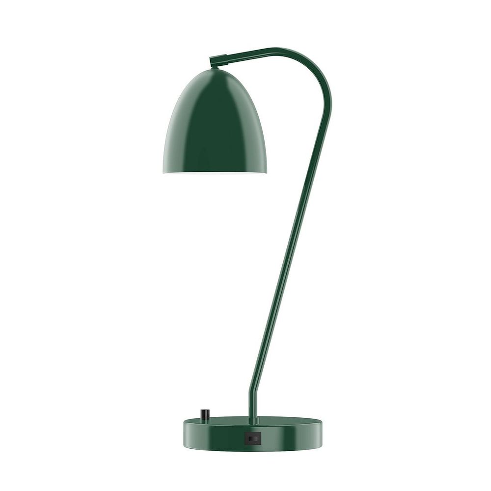 23" J-Series LED Table Lamp, Forest Green