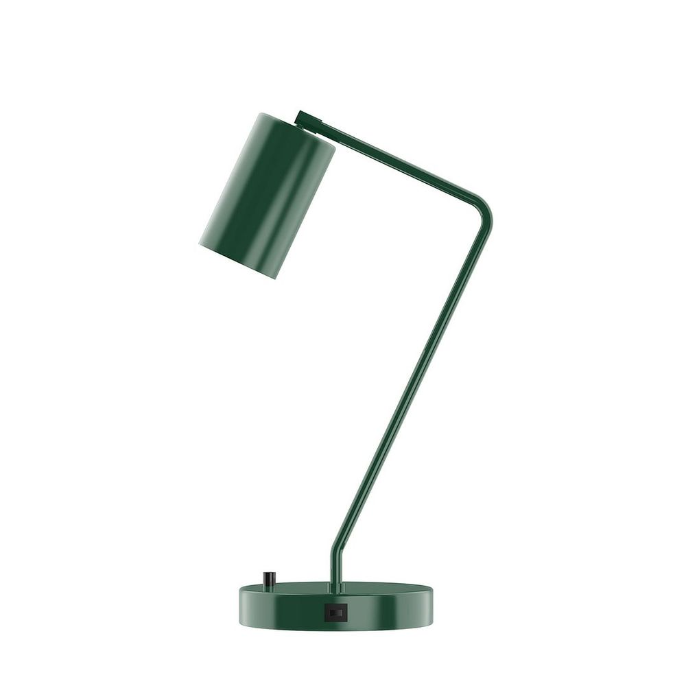 21.5" J-Series LED Table Lamp, Forest Green