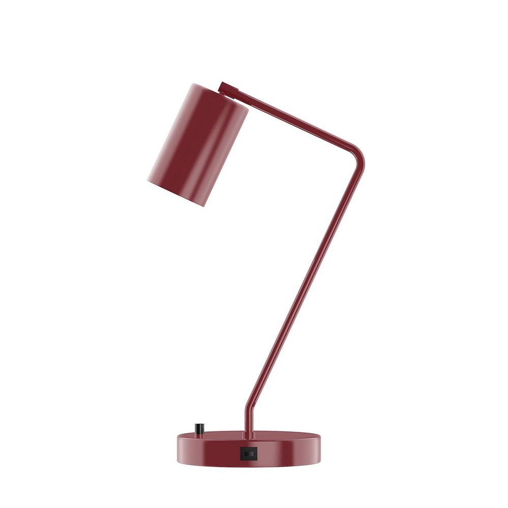 21.5" J-Series LED Table Lamp, Barn Red