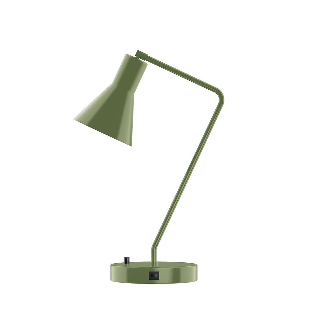 21" J-Series LED Table Lamp, Fern Green