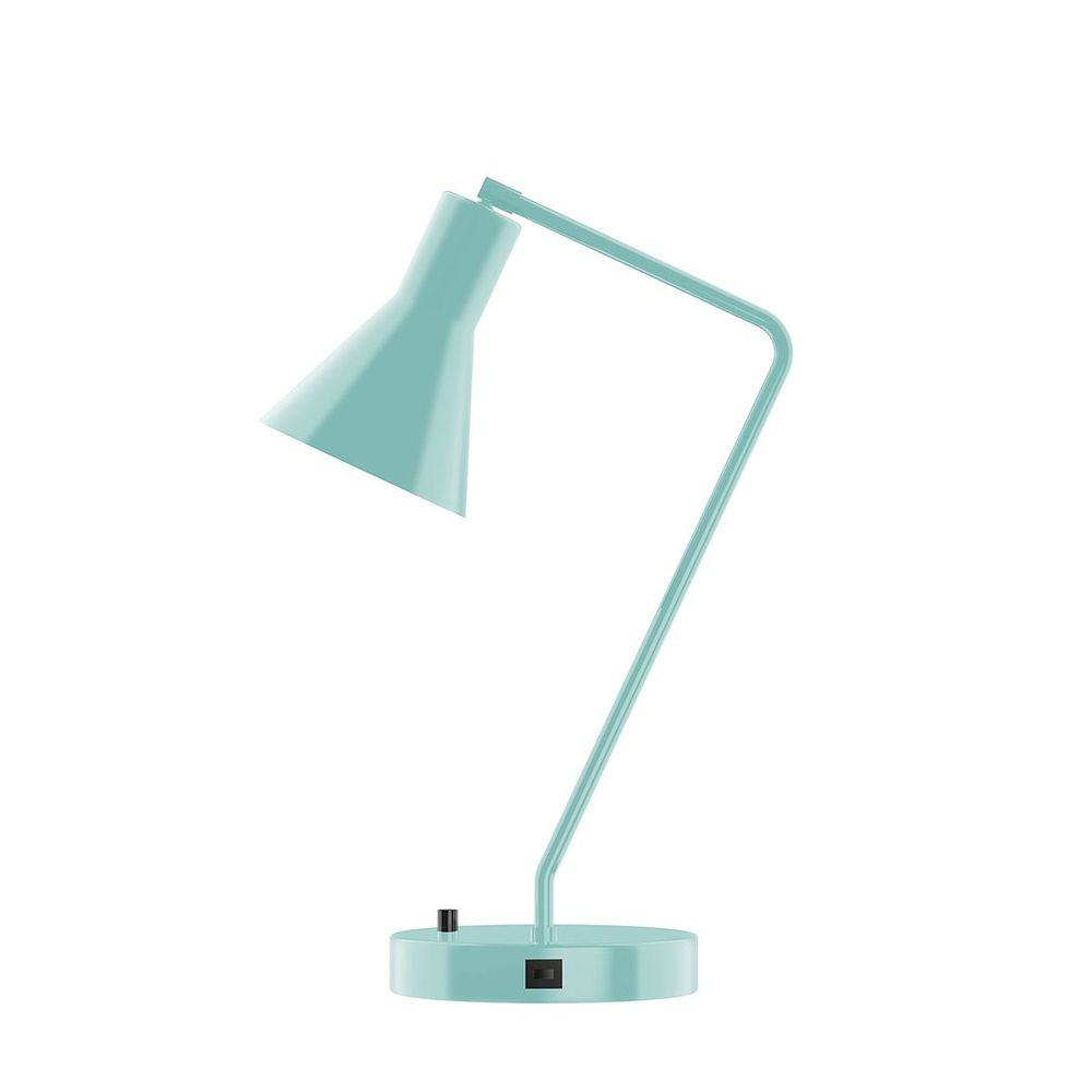 21" J-Series LED Table Lamp, Sea Green