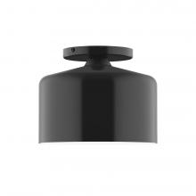 Montclair Light Works FMD419-41-L10 - 8.5" J-Series LED Flush Mount, Black