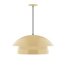 Montclair Light Works PEBX447-17-L13 - 24" Nest LED Pendant, Ivory