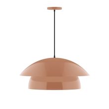 Montclair Light Works PEBX447-19-L13 - 24" Nest LED Pendant, Terracotta