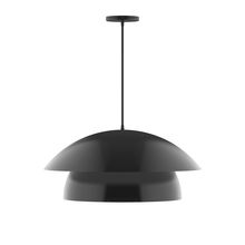 Montclair Light Works PEBX447-41-L13 - 24" Nest LED Pendant, Black