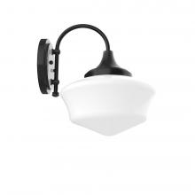 Montclair Light Works SCC021-41 - Schoolhouse 12" Wall Sconce in Black