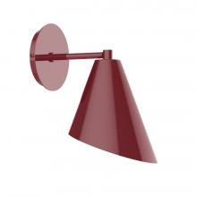 Montclair Light Works SCK415-55-L10 - J-Series LED Wall Sconce, Barn Red