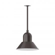 Montclair Light Works STA124-51-H36-L13 - Prima 14" LED Pendant, stem mount