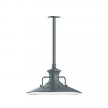 Montclair Light Works STB143-40-L13 - Homestead 18" LED Pendant, stem mount