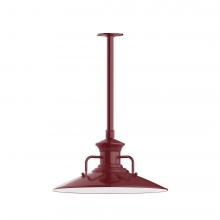 Montclair Light Works STB143-55-T30-L13 - Homestead 18" LED Pendant, stem mount