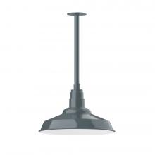 Montclair Light Works STB184-40-L13 - Warehouse 16" LED Pendant, stem mount