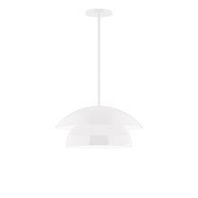 Montclair Light Works STGX446-44-L12 - 16" Nest LED Stem Hung Pendant