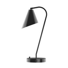 Montclair Light Works TLC415-41-L10 - 23" J-Series LED Table Lamp, Black