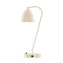 Montclair Light Works TLC417-16-L10 - 23" J-Series LED Table Lamp, Cream