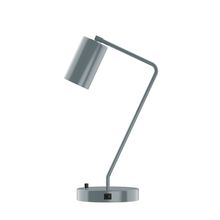 Montclair Light Works TLD425-40-L10 - 21.5" J-Series LED Table Lamp, Slate Gray