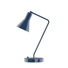 Montclair Light Works TLD436-50-L10 - 21" J-Series LED Table Lamp, Navy