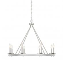 Savoy House 1-308-8-SN - Middleton 8-Light Chandelier in Satin Nickel