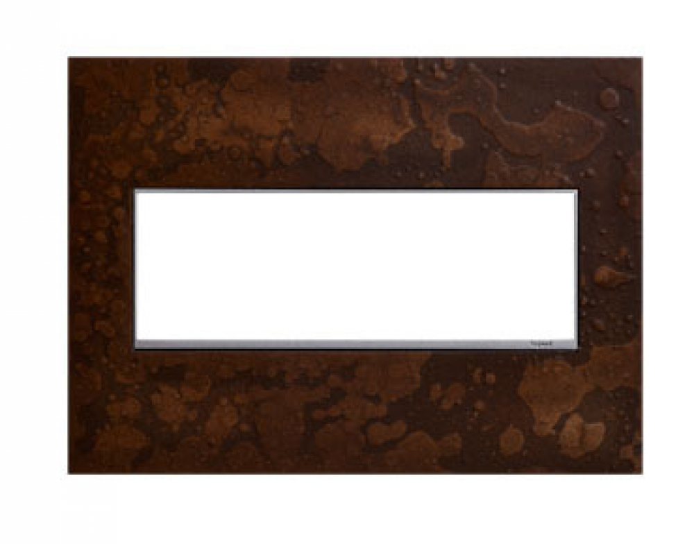 adorne? 3-Gang Screwless Wall Plate in Hubbardton Forge? Bronze